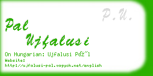 pal ujfalusi business card